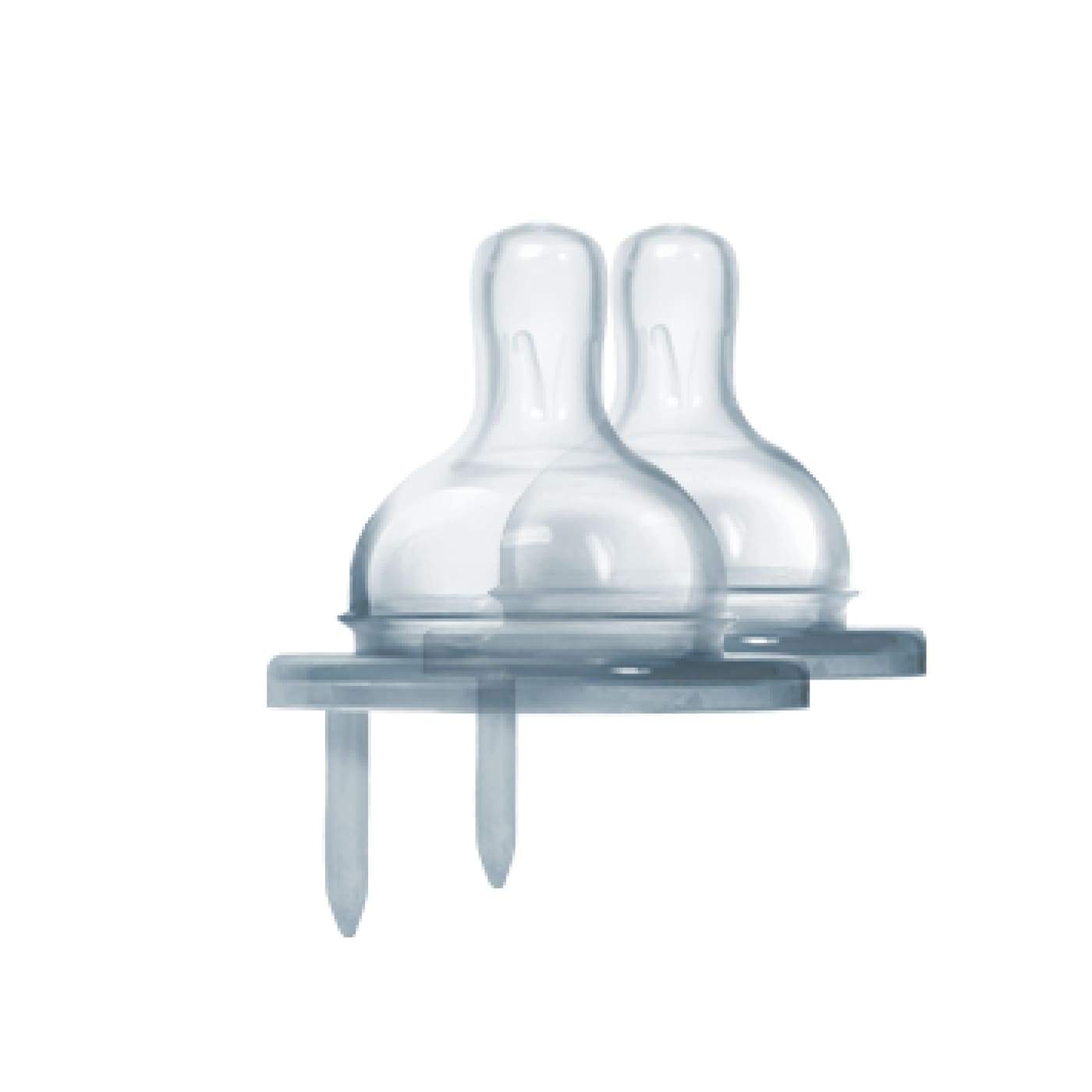 Pura Kiki Natural Vent Silicone Teat - Slow Flow 2PK - NURSING & FEEDING - ECO RANGE