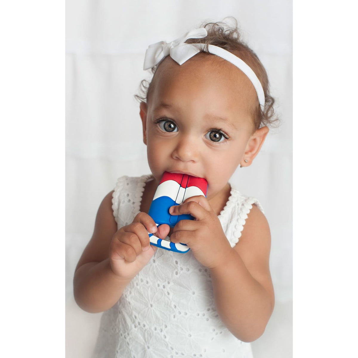 SILLIE CHEWS Baby Teethers RED POPSICLE 3M+ - 3m+ / Red Popsicle - NURSING &amp; FEEDING - TEETHERS/TEETHING JEWELLERY
