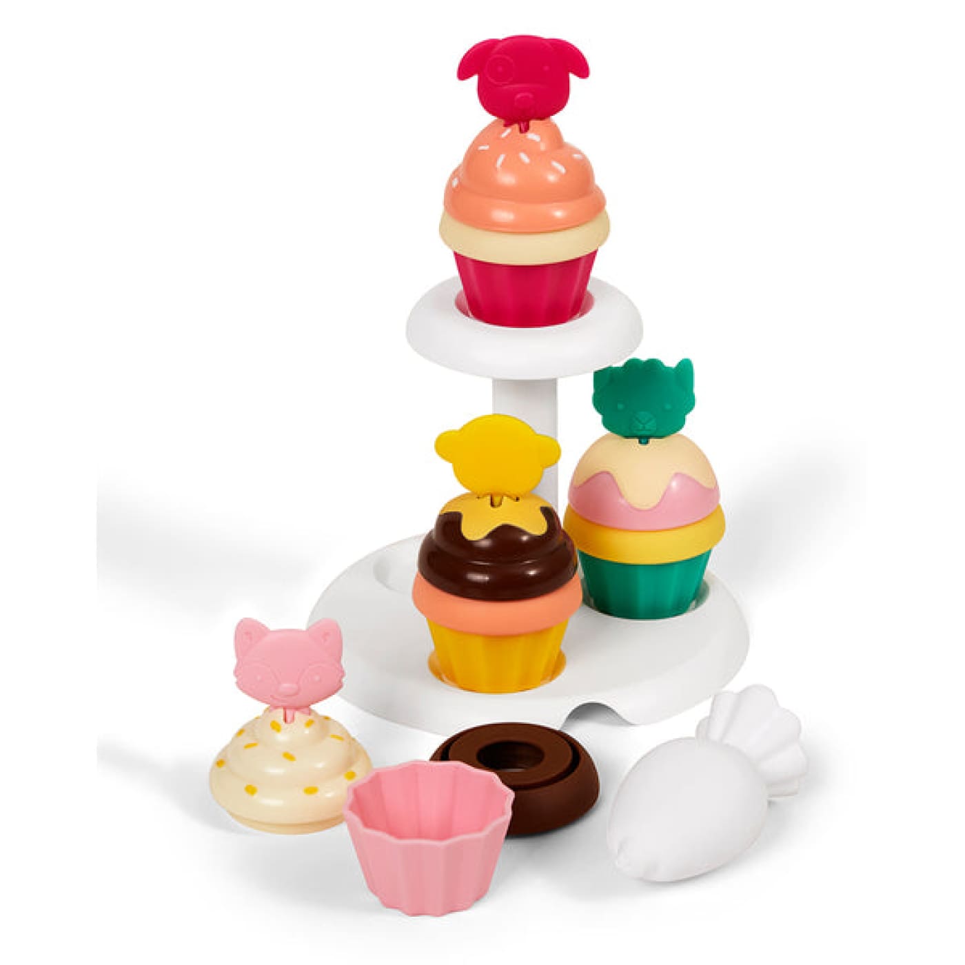 Skip Hop Zoo Sort and Stack Cupcakes - Cupcakes - TOYS & PLAY - HAND HELD/EDUCATIONAL