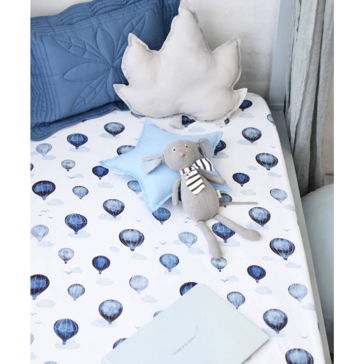 Snuggle Hunny Kids Fitted Cot Sheet - Cloud Chaser - Cloud Chaser - NURSERY &amp; BEDTIME - COT MANCHESTER