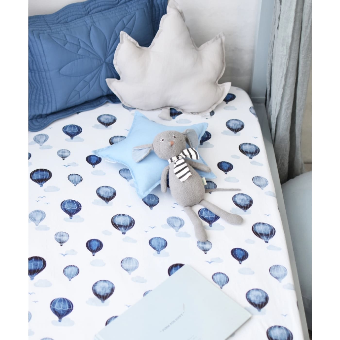 Snuggle Hunny Kids Fitted Cot Sheet - Cloud Chaser - Cloud Chaser - NURSERY & BEDTIME - COT MANCHESTER