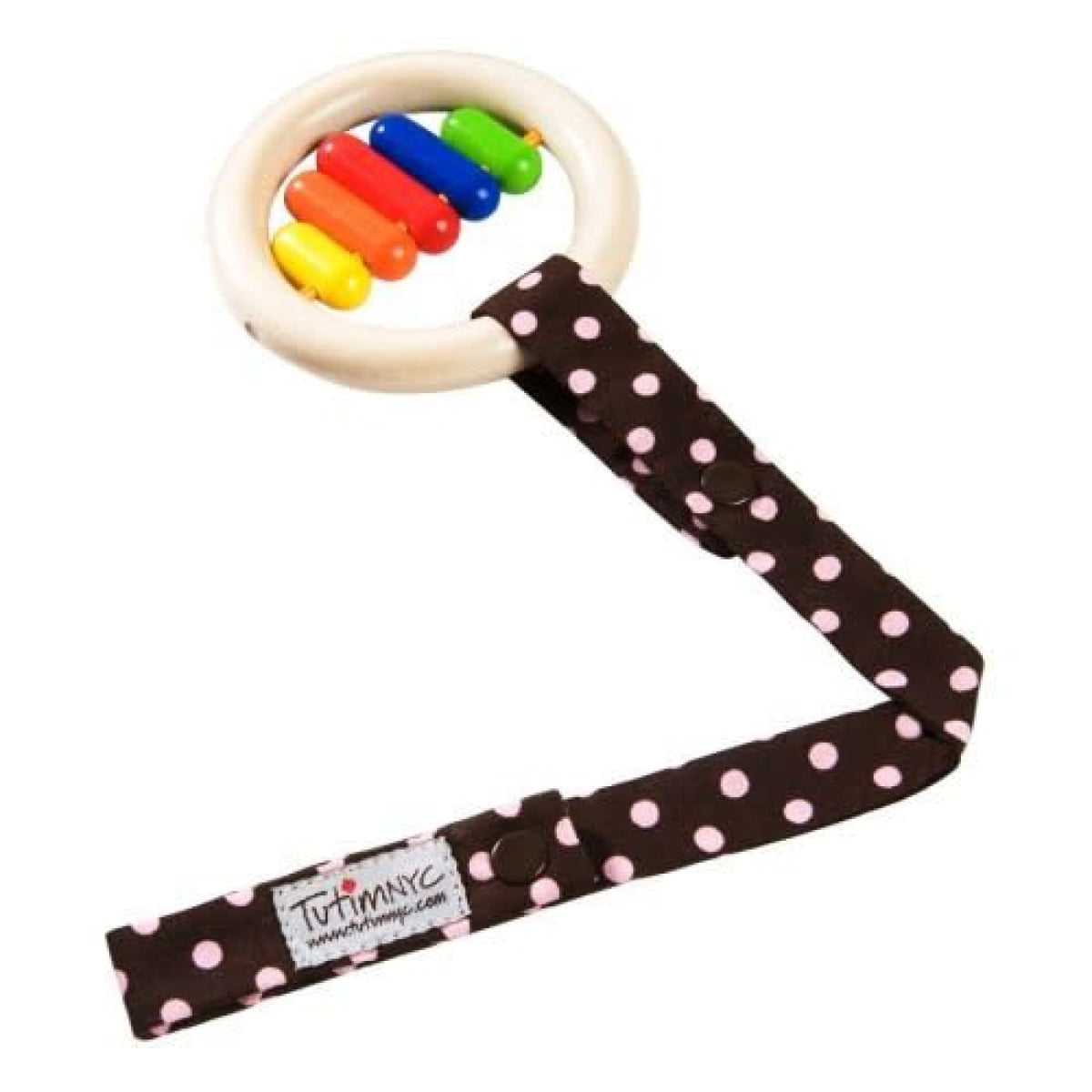 TutimNYC Toy Sitter - Pink Dots - Pink Dots - TOYS &amp; PLAY - CLIP ON TOYS