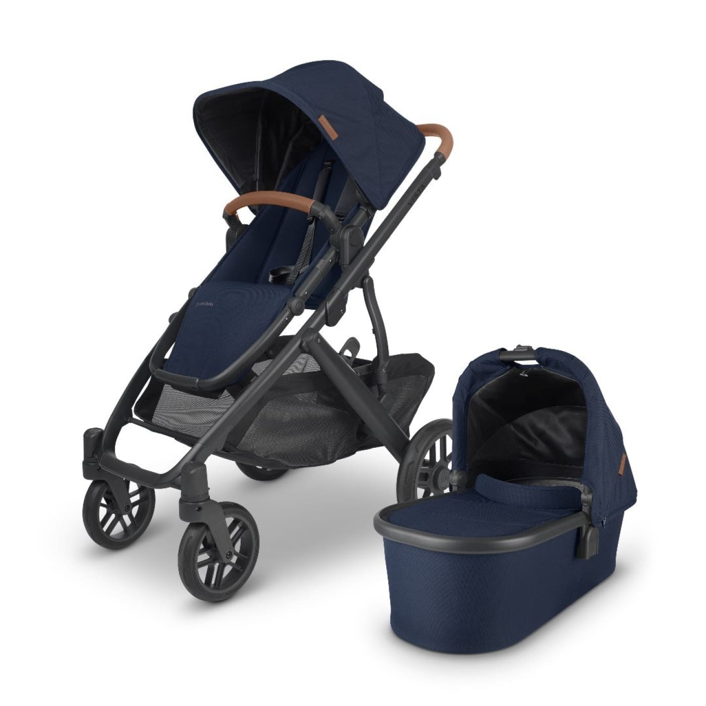 UPPABABY Vista V2 with Bassinet Navy - Noa + Cup Holder - Noa - PRAMS & STROLLERS - PACKAGES