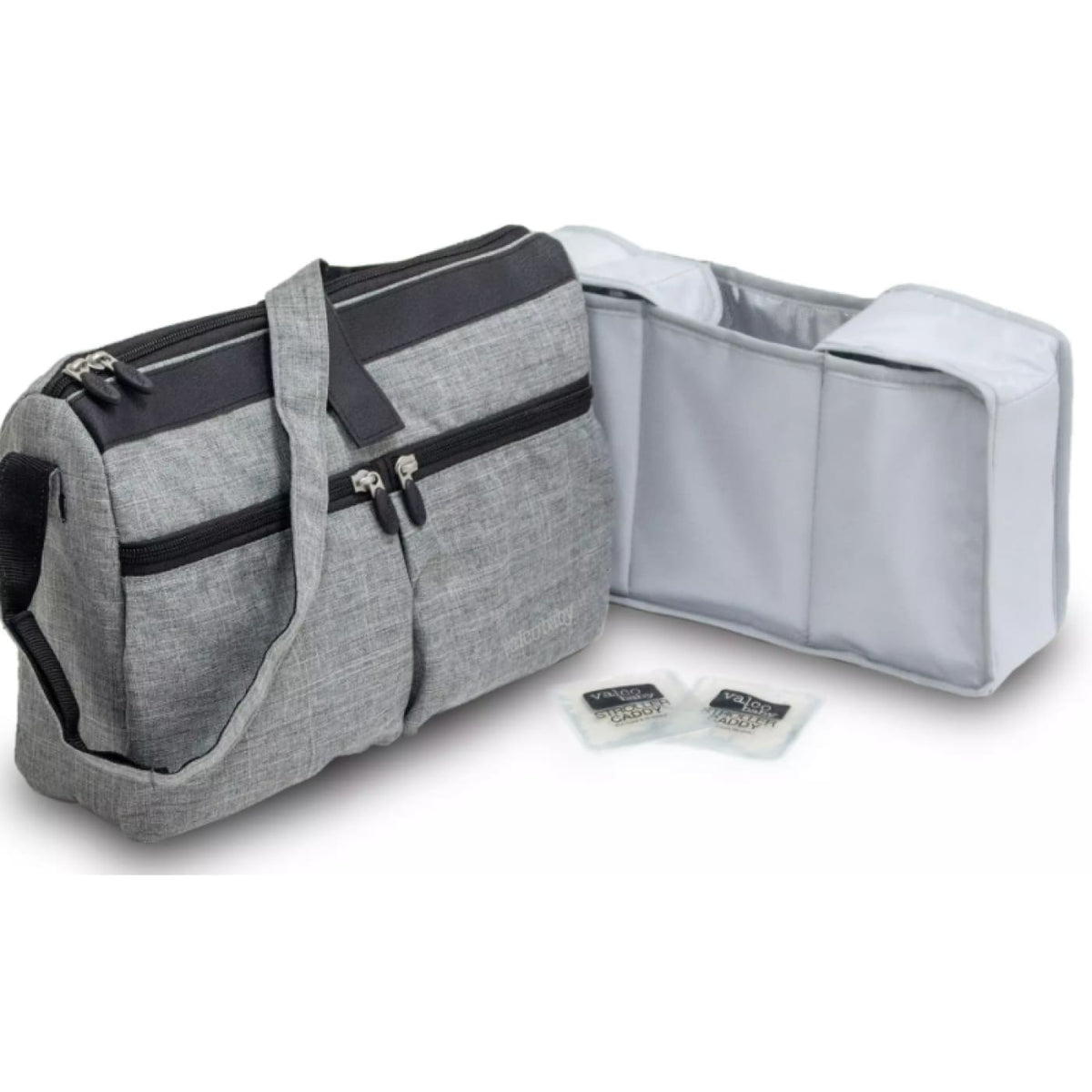 Valco Baby All Purpose Caddy - Grey Marle - Grey Marle - PRAMS &amp; STROLLERS - PRAM ORGANISERS