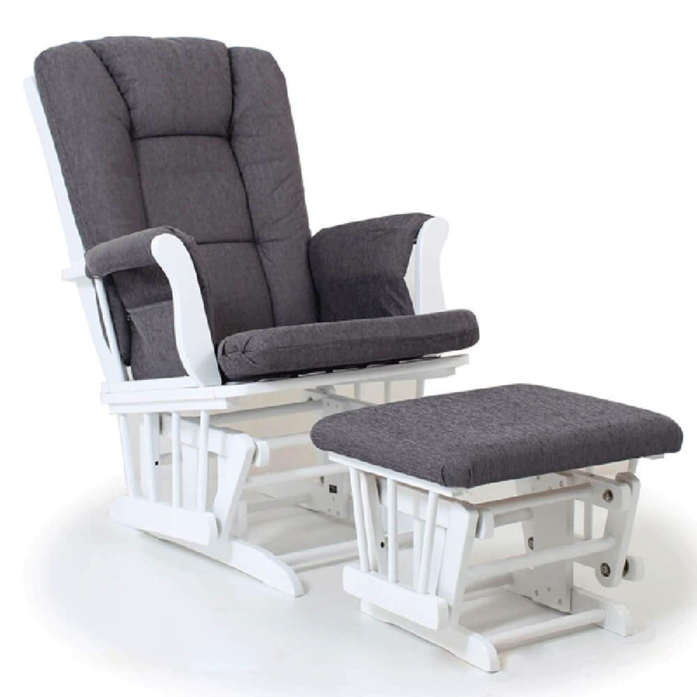Valco Baby Bliss Glider - Antique Grey - Antique Grey - NURSERY & BEDTIME - GLIDERS/ROCKING CHAIRS