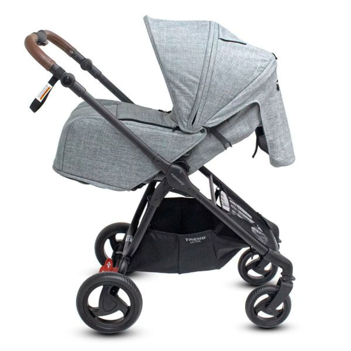 Valco Baby Trend Ultra Stroller - Grey Marle + BONUS Cup Holder - Grey Marle - PRAMS &amp; STROLLERS - 4 WHEEL TSC