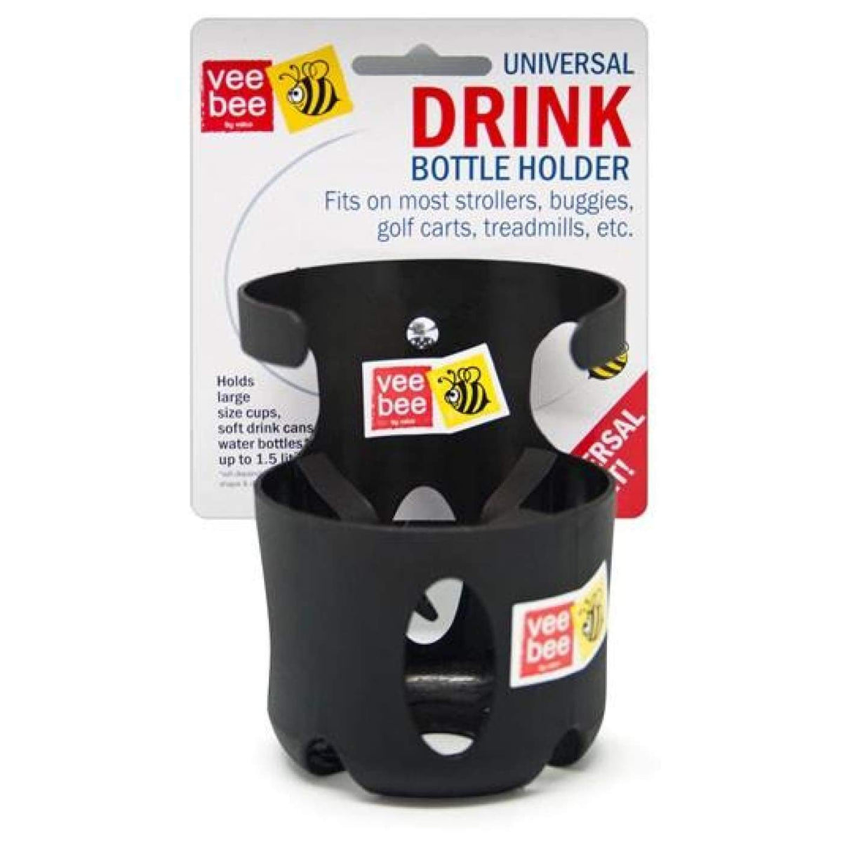 Veebee Drink Bottle Holder Universal - PRAMS &amp; STROLLERS - CUP/PHONE HOLDERS/FANS