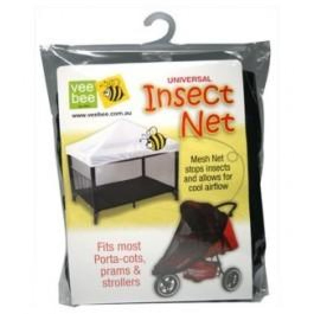 Veebee Mosquito Net - White - PRAMS &amp; STROLLERS - SUN COVERS/WEATHER SHIELDS