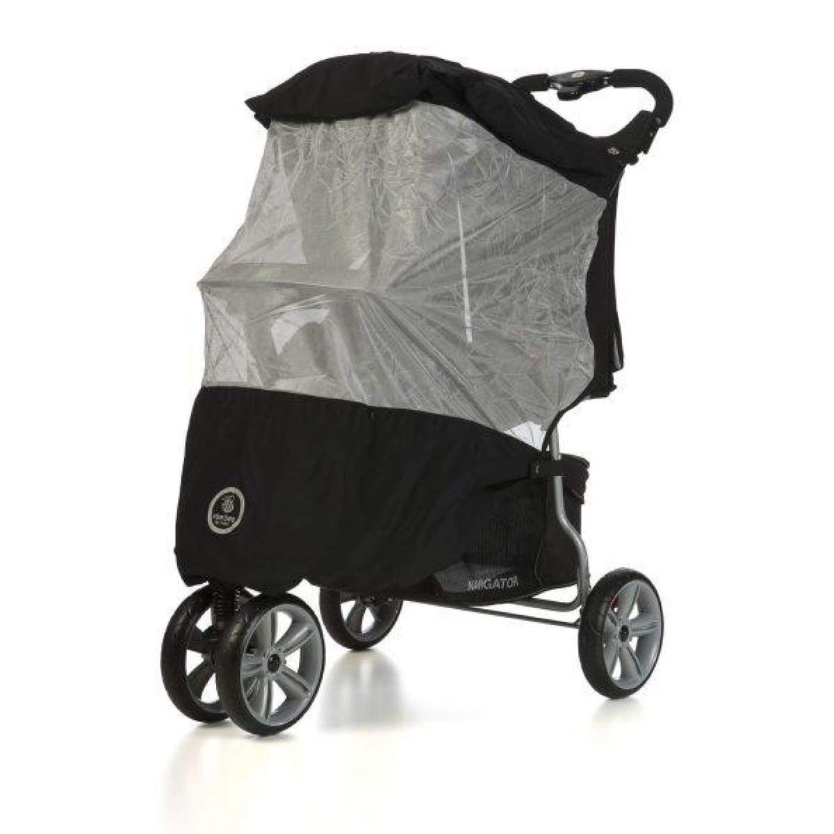 Veebee Sun Stopper for 1 - Black/Silver - PRAMS &amp; STROLLERS - SUN COVERS/WEATHER SHIELDS