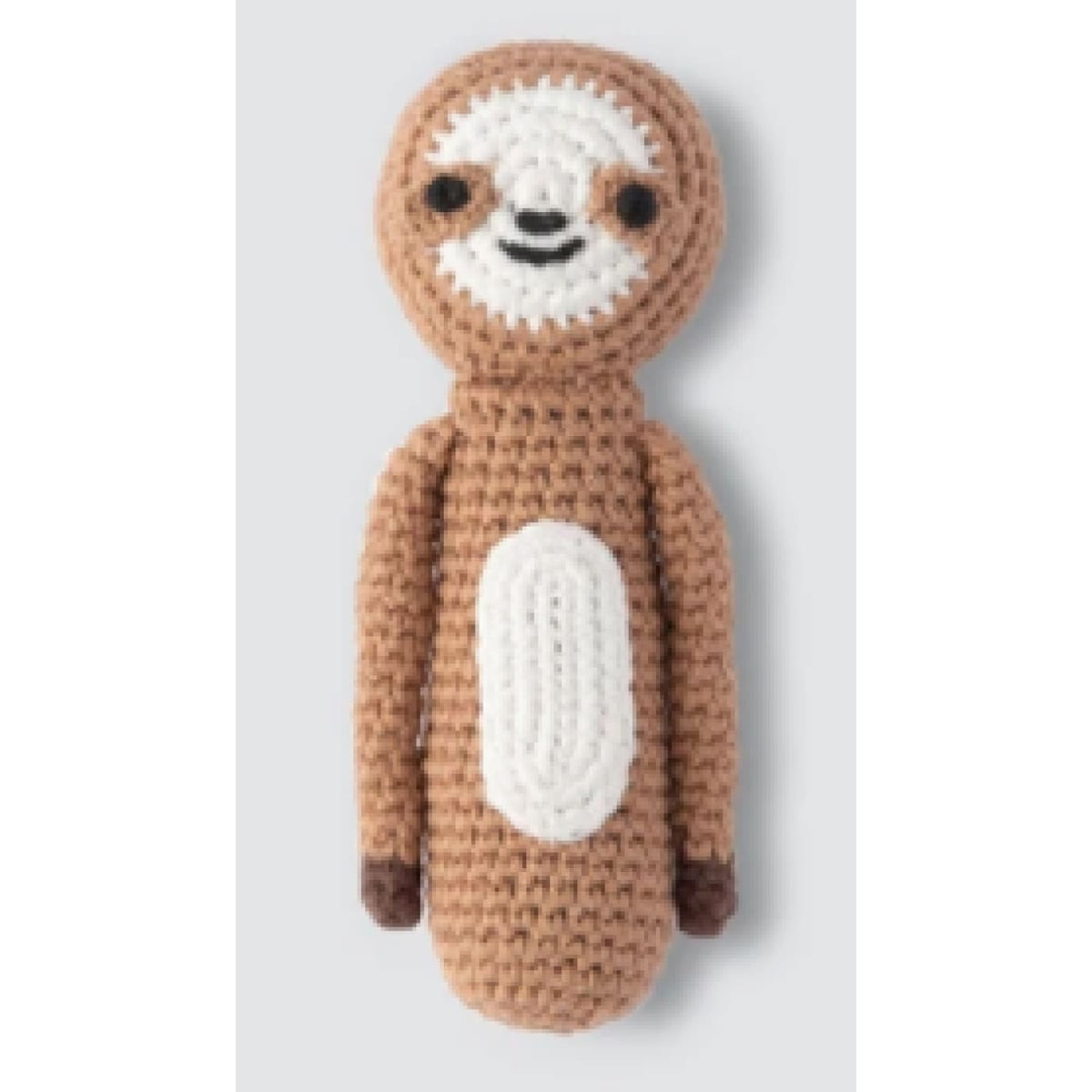 WeeGoAmigo Crochet Rattle - Sleepy Sloth - Sloth - TOYS &amp; PLAY - BLANKIES/COMFORTERS/RATTLES