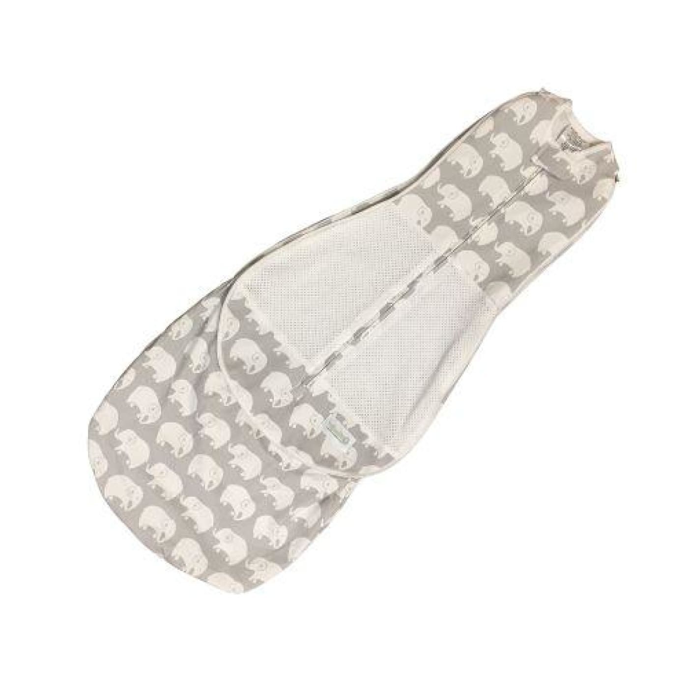 Woombie Grow With Me Air - Stardust Grey Elephant 0-18M - 0-18M / Stardust Elephant - NURSERY & BEDTIME - SWADDLES/WRAPS