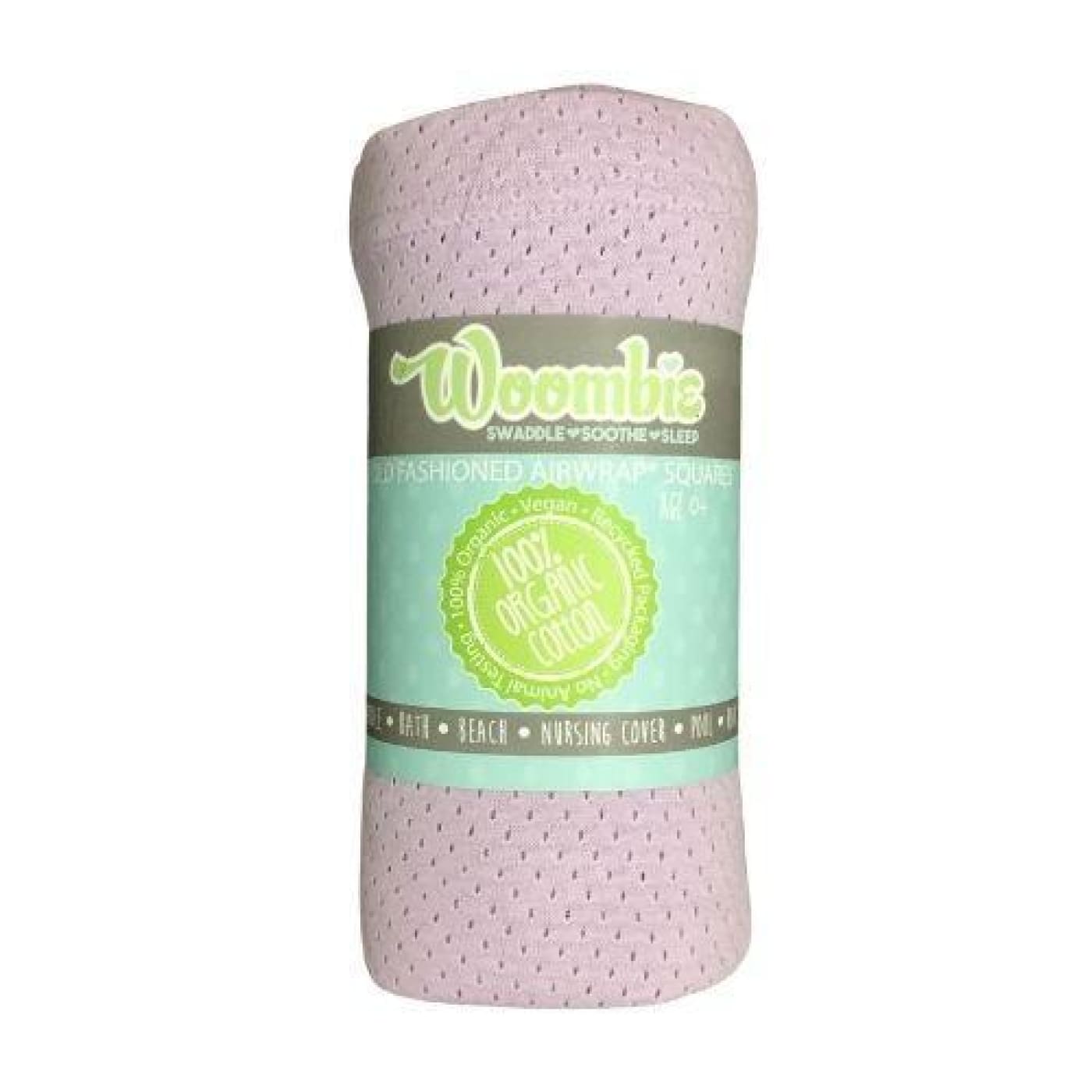 Woombie Old Fashioned Air Wrap - Light Lilac - 120x120cm / Light Lilac - NURSERY & BEDTIME - SWADDLES/WRAPS
