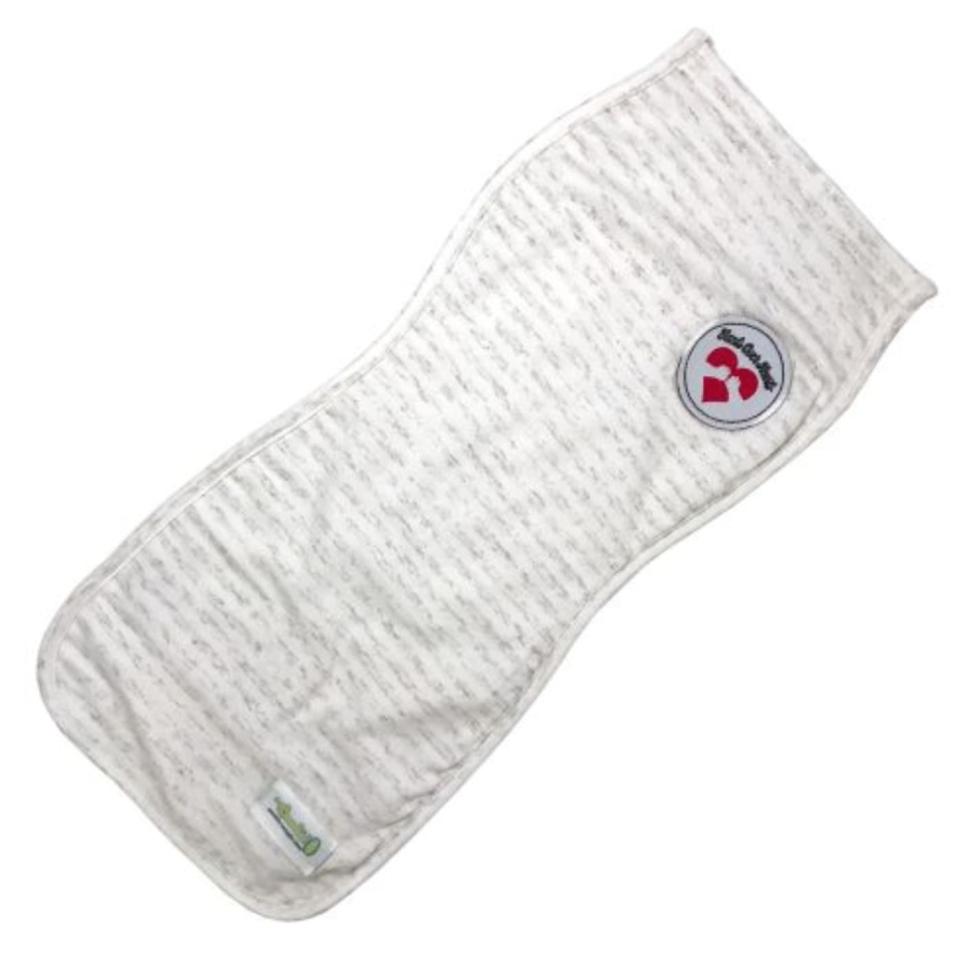 Woombie Swaddle Sock - Grey/White Stripe - NURSERY & BEDTIME - SWADDLES/WRAPS