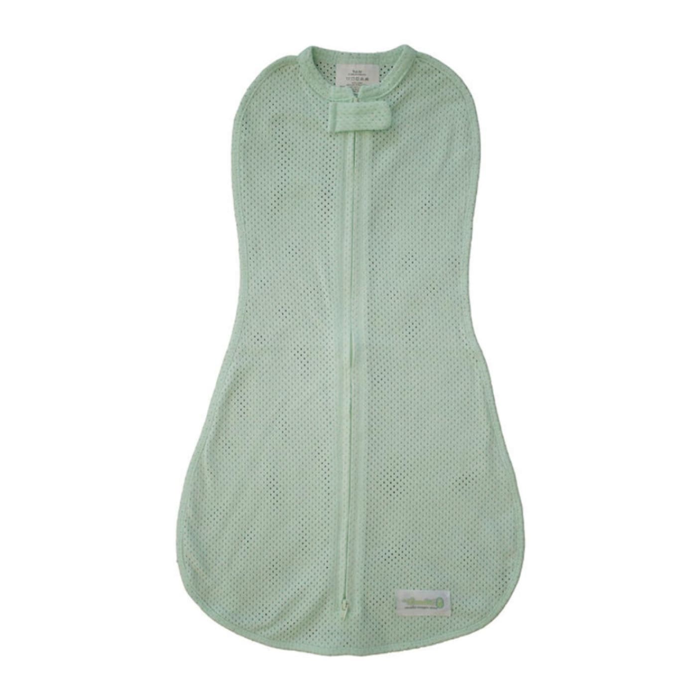 Woombie True Air Organic - Mojito Mint Big Baby 3-6M/6.5-9KG - NURSERY & BEDTIME - SWADDLES/WRAPS