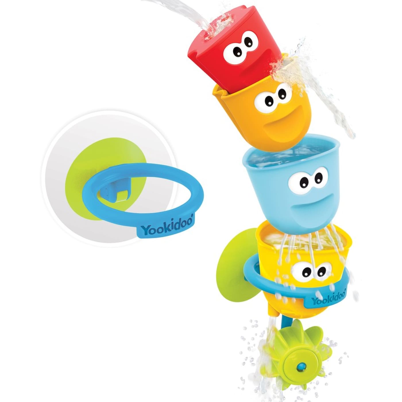Yookidoo Fill N Spill Action Cups - BATHTIME & CHANGING - BATH TOYS/AIDS